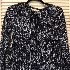 Blue multi colored dress